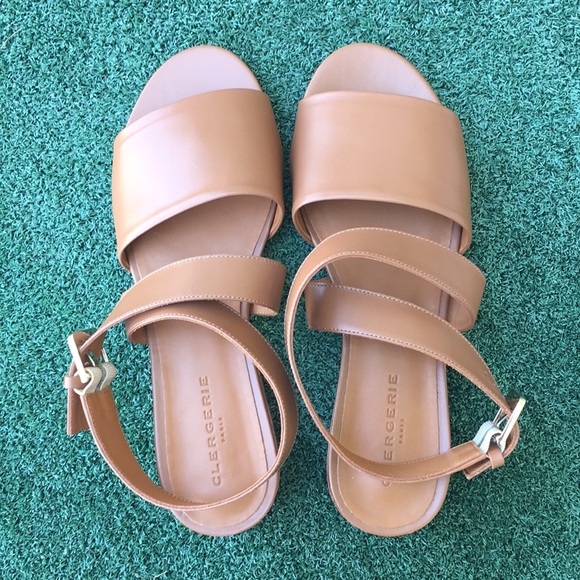 NWT Robert Clergerie Final Sandals Leather Brown 39